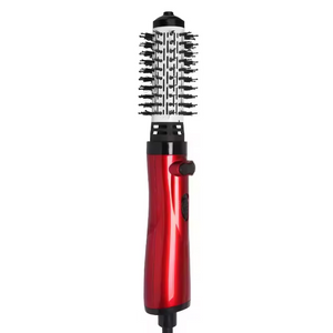 Peigne &agrave; Air chaud 3 en 1 pour Salon de coiffure, brosse &eacute;lectrique pour lisser et friser les cheveux, rotation automatique