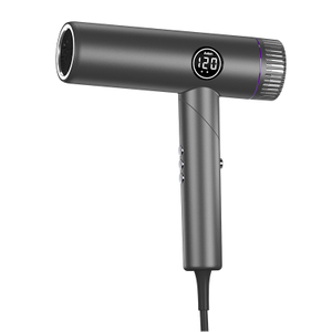 Secador de pelo plegable de alta velocidad sin cepillo del secador de pelo de DC de la i&oacute;n negativa del indicador digital 2000w