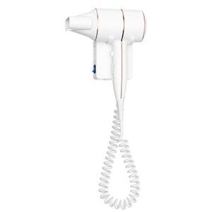 M&aacute;y sấy t&oacute;c ion &acirc;m treo tường SG-01C vỏ nhựa ABS m&agrave;u trắng, ch&acirc;n đế v&agrave; d&acirc;y cuộn d&agrave;nh cho ph&ograve;ng tắm kh&aacute;ch sạn.